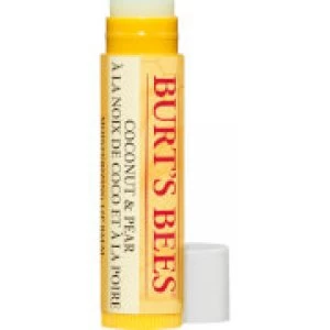Image of Burt's Bees 100% Natural Moisturising Lip Balm with Coconut and Pear