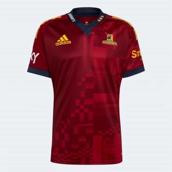 Image of adidas Highlanders Away Shirt 2022 - Burg/Navy/Gold