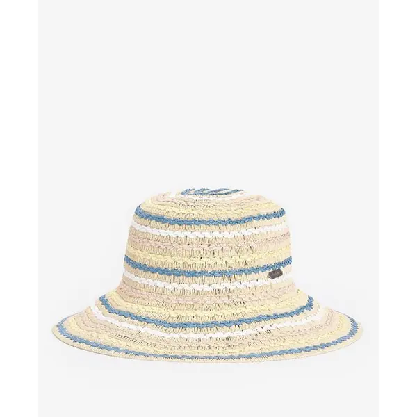 Image of Barbour Dana Cloche Straw Bucket Hat - Multi M