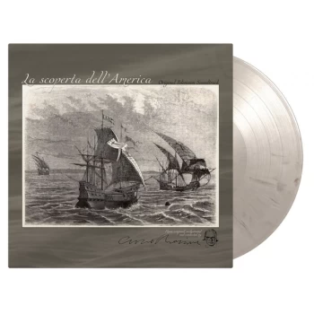 Image of Ennio Morricone - La Scoperta Dell America (Original Television Soundtrack) Limited Edition Grey Marbled Vinyl