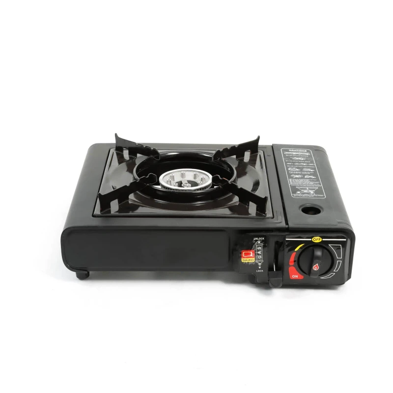 Image of Streetwize Single Burner Portable Gas Stove Black unisex Single