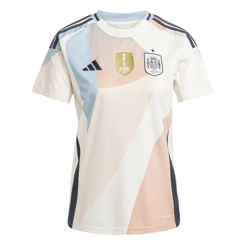 Image of adidas Spain Away Shirt 2025 Womens White female 14 (L)