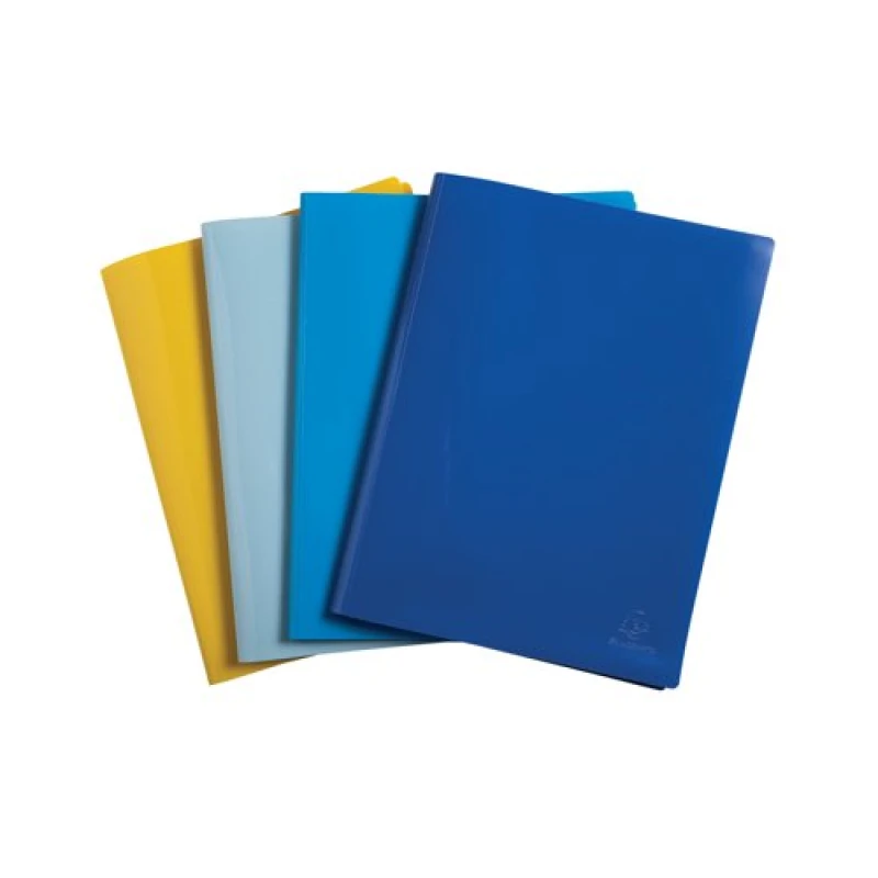Image of Exacompta Bee Blue Display Book 30 Pocket A4 (12 Pack) Assorted 88120E