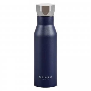 Image of Ted Baker Mens Hexagonal Lid Water Bottle - Navy