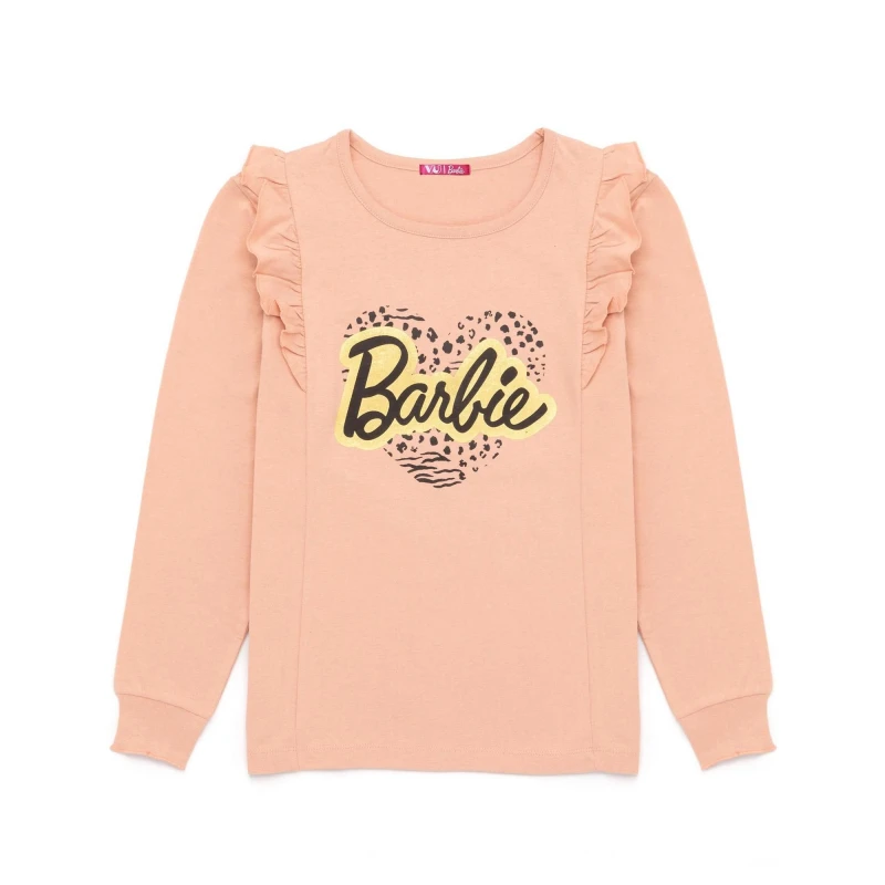 Image of Barbie Long Sleeved T-Shirt Pink female