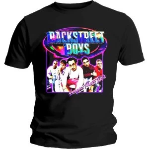 Image of Backstreet Boys - Larger Than Life Unisex Medium T-Shirt - Black