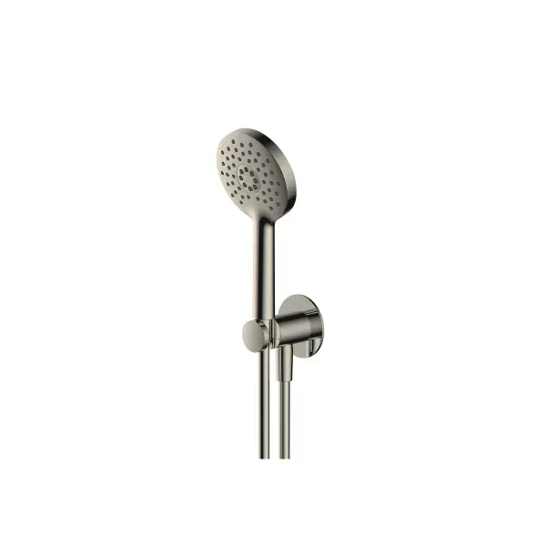 Image of RAK Petit Round Wall Mounted Shower Set - Brushed Nickel