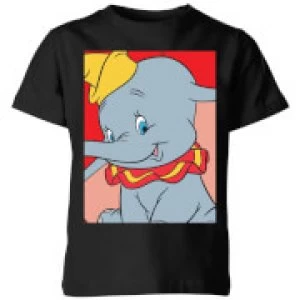 Image of Dumbo Portrait Kids T-Shirt - Black - 9-10 Years