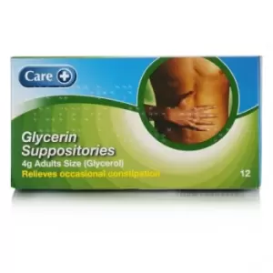 Image of Care+ Glycerin Suppositories BP 4g Adult