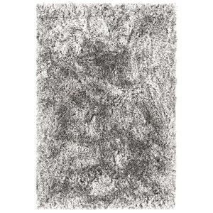Image of Asiatic Plush Shaggy Rug - 160 x 230cm - Silver
