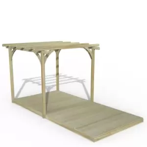Image of Forest Garden Ultmia Pergola and Decking Kit 2.4 x 4.8m
