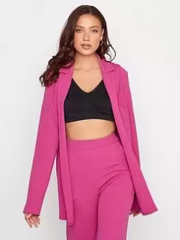 Image of Long Tall Sally Scuba Jacket - Magenta, Pink, Size 14, Women