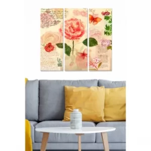 Image of MDF291989738 Multicolor Decorative MDF Painting (3 Pieces)