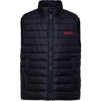 Image of Hugo Boss Bentino Padded Gilet Navy Size L Men
