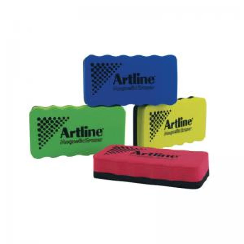 Image of Artline Artline Smiley Whiteboard Eraser Assorted (Pack of 4) ERTmm4A ERTMM4A