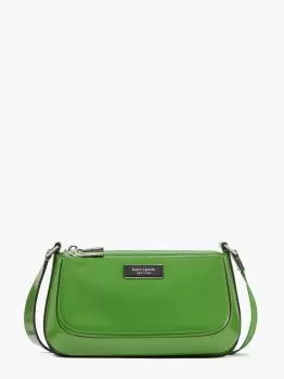 Image of Kate Spade Sam Icon Nylon East West Medium Crossbody, Ks Green, One Size