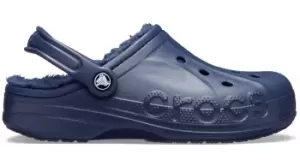 Image of Crocs Baya Lined Clogs Unisex Navy / Navy M11