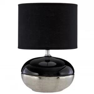 Image of Honey Black Shade Table Lamp