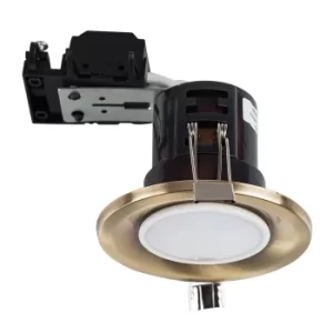 Image of MiniSun Fire Rated Downlight in Antique Brass