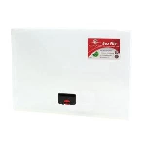 Image of Concord Document Box Polypropylene 25mm Spine A4 Clear 7132 PFL