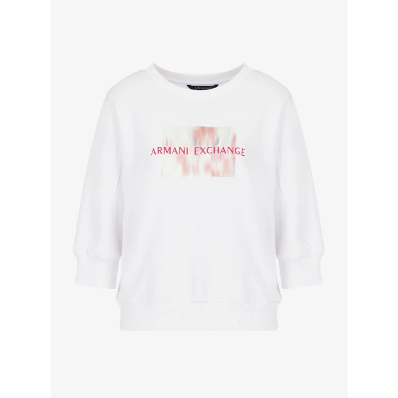 Image of Armani Exchange Crewneck Sweatshirt White female XS