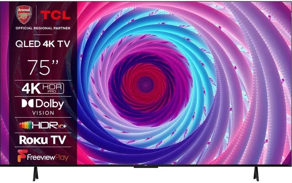 Image of TCL 75" 75RC650K Smart 4K Ultra HD QLED TV