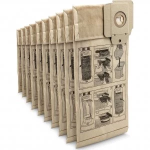 Image of Karcher M Class Paper Filter Dust Bags for CV 30/1 and 38/1 Vacuum Cleaners Pack of 10