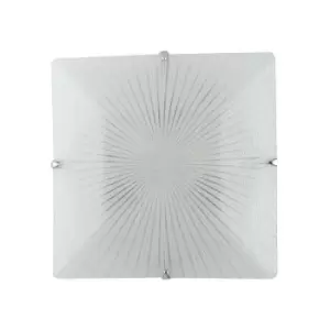 Image of 25-fan Europe - Plafonnier Iside Verre blanc 2 ampoules cm