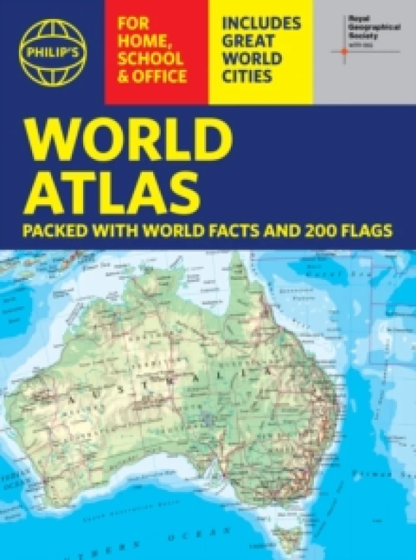 Image of Philip's RGS World Atlas (A4) : with Global Cities, Facts and Flags Paperback / softback
