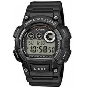 Image of Casio W735H/1A Mens Digital Sports Watch Alarm Stopwatch 100M Black Resin