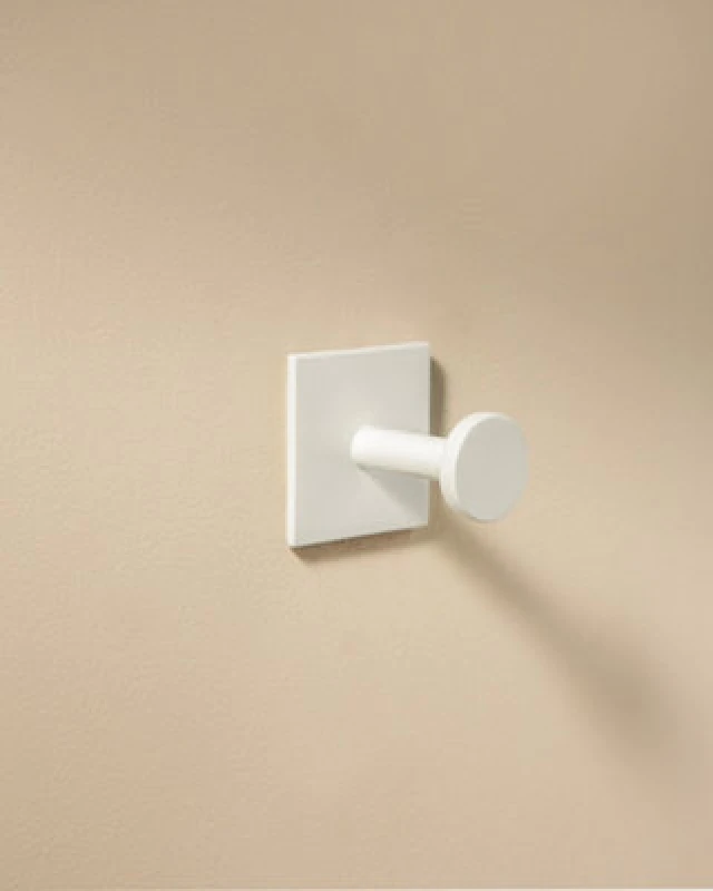 Image of Cosmic Towel Hook, Robe Hook, Coat Hook, Self-Adhesive, White, Supports Up To 5Kg, Stick Collection