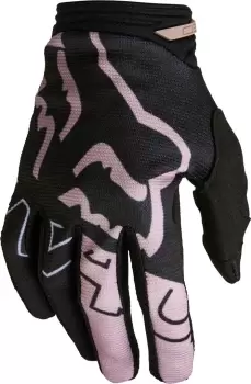 Image of FOX 180 Skew Ladies Motocross Gloves, black, Size L for Women, black, Size L for Women