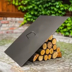 Image of Cook King 70cm Steel Square Lid Black