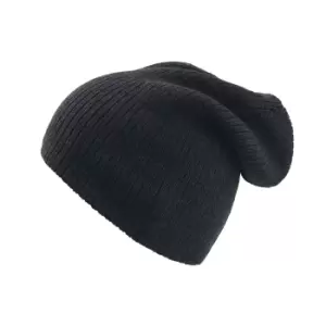 Image of Atlantis Brad Slouch Beanie (One Size) (Black Melange)