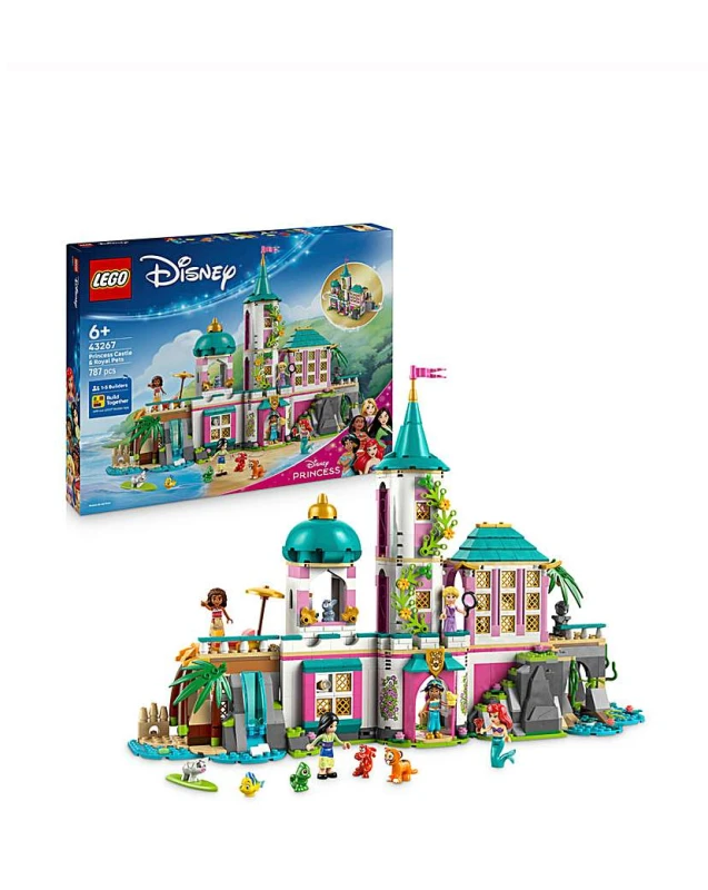 Image of LEGO Disney LEGO Disney Princess Castle & Royal Pets - LEGO Disney Female TC69501