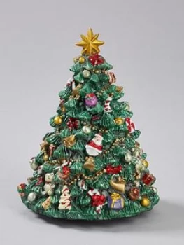Image of Gisela Graham Revolving Christmas Tree Music Box
