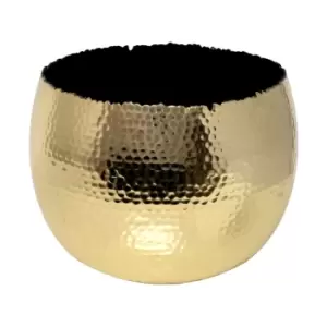 Image of Ivyline Hammered Bowl in Gold & Black