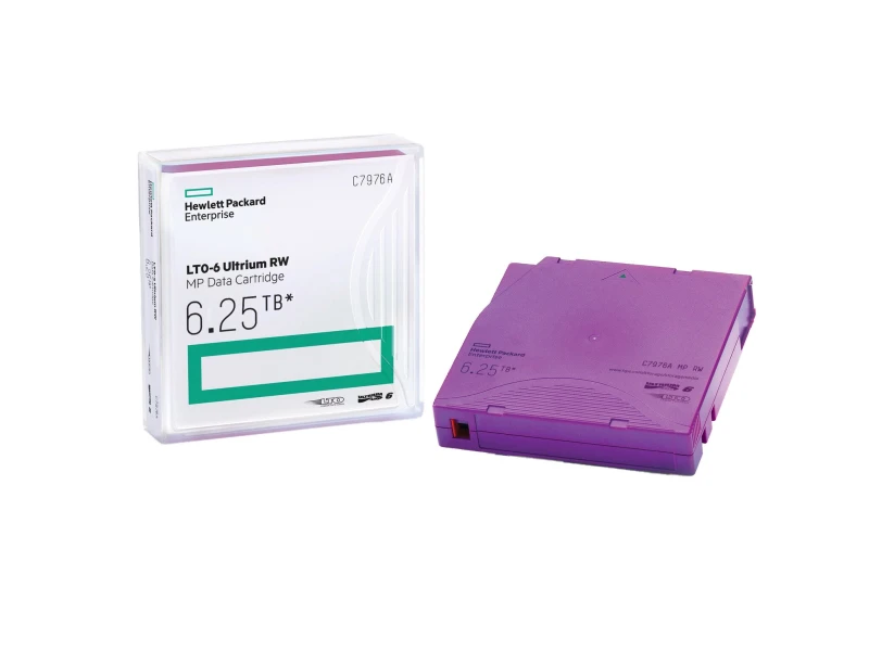 Image of HPE LTO-6 Ultrium 6.25TB RW Non Custom Labeled 20 Data Cartridges with