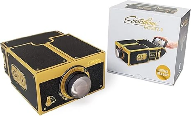Image of Smartphone Projector 2.0 in Black and Gold