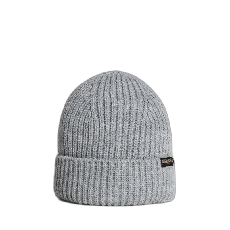 Image of Napapijri Foli 3 Beanie Gris Male One size