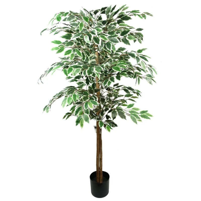 Image of Leaf Design 150cm Artificial Ficus Tree 1008 Silk Leaves
