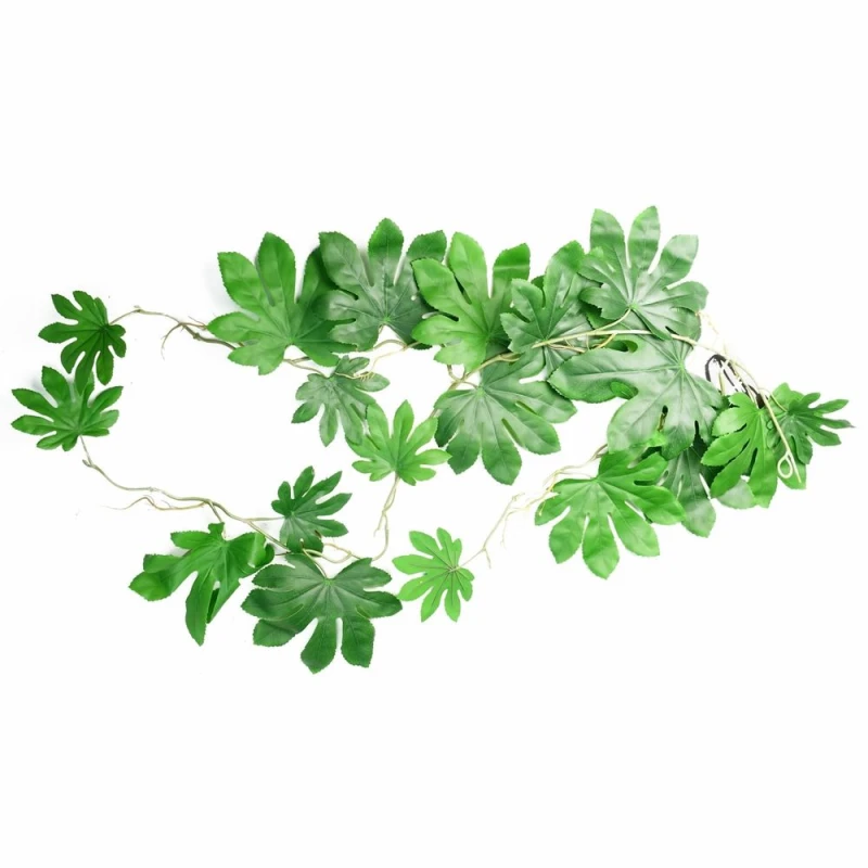 Image of Leaf 110cm Artificial Trailing Hanging Aralia Plant Realistic Green unisex