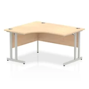 Image of Dynamic Ergonomic Desk Impulse ICDLC14MPE Rectangular MFC 1600 mm x 800 mm x 725mm Grey Oak
