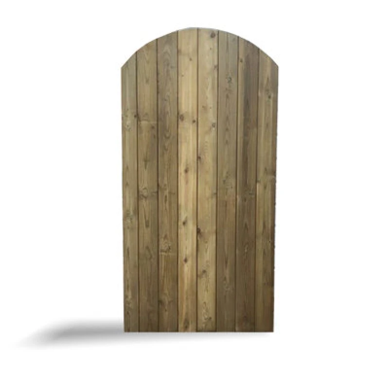 Image of Churnet Valley Garden Furniture Ltd Tongue & Groove Large Garden Gate - Timber - L2 X W90 X H200 Cm - Fully Assembled