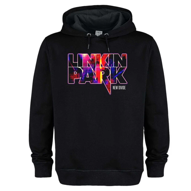 Image of Amplified Amplified Men New Divide Linkin Park Hoodie in Black Size: X-Small Black XS Male 5063750847320