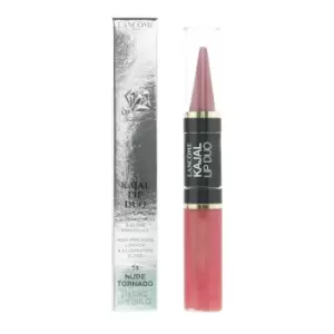 Image of Lancome Lip Kajal Duo 14 Nude Tornado Lipstick 2.7g
