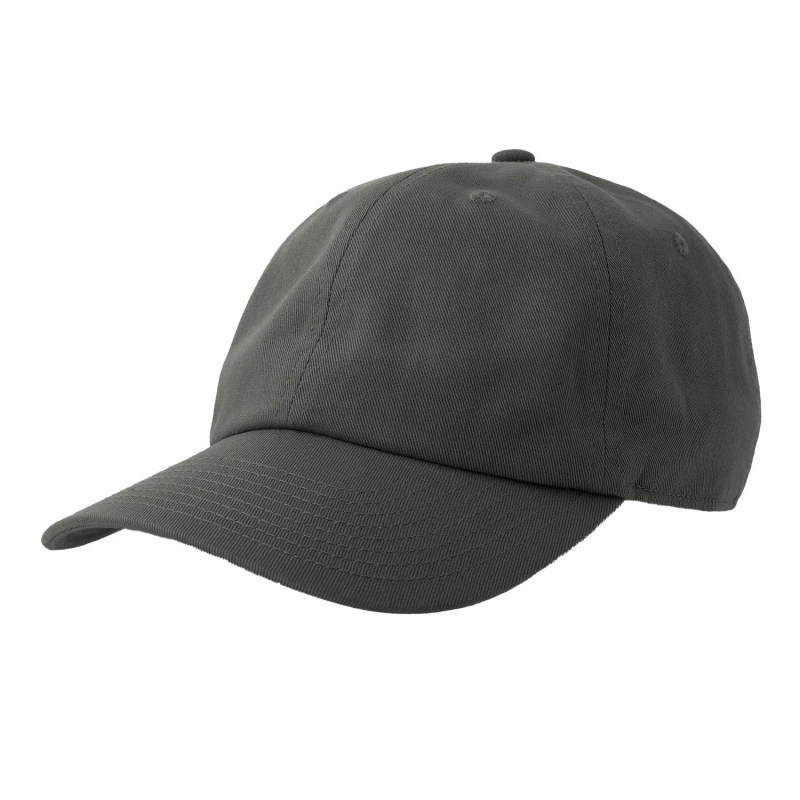 Image of Atlantis Mens Dad 6 Panel Baseball Cap in Dark Grey Dark Grey Male One Size