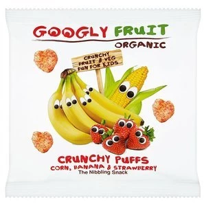 Image of Googly Fruit Crunchy Puffs - Banana and Strawberry