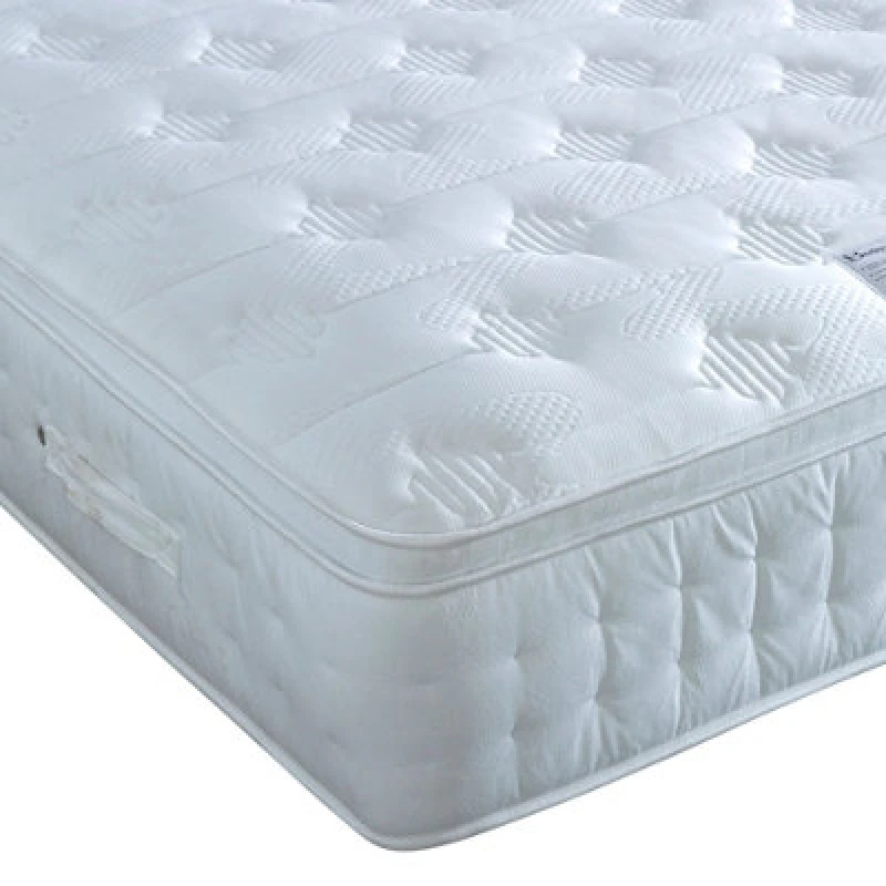 Image of Bedmaster Bedmaster Anti Bed Bug 1500 Pocket Sprung Foam Pillow Top Mattress in White Size: Small Double White Small Double Unisex 0764283926784