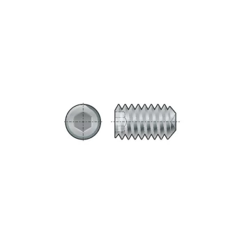 Image of 3/8 UNC X 1. Skt Set Screw - Knurled Cup Point (GR-45H) (14.- you get 2 - Qualfast